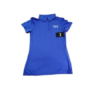TYR Men's Blue Alliance Tech Polo Shirt